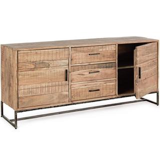 mutoni Credenza Elmer L 2 ante 3 cassetti  