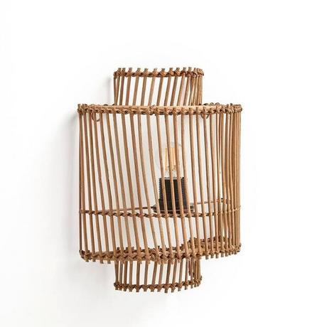 La Redoute Intérieurs Wandleuchte Haya aus Rattan  