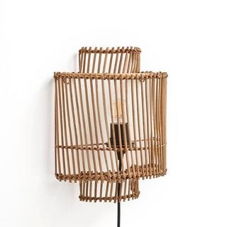 La Redoute Intérieurs Wandleuchte Haya aus Rattan  