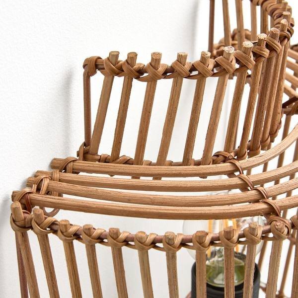 La Redoute Intérieurs Wandleuchte Haya aus Rattan  