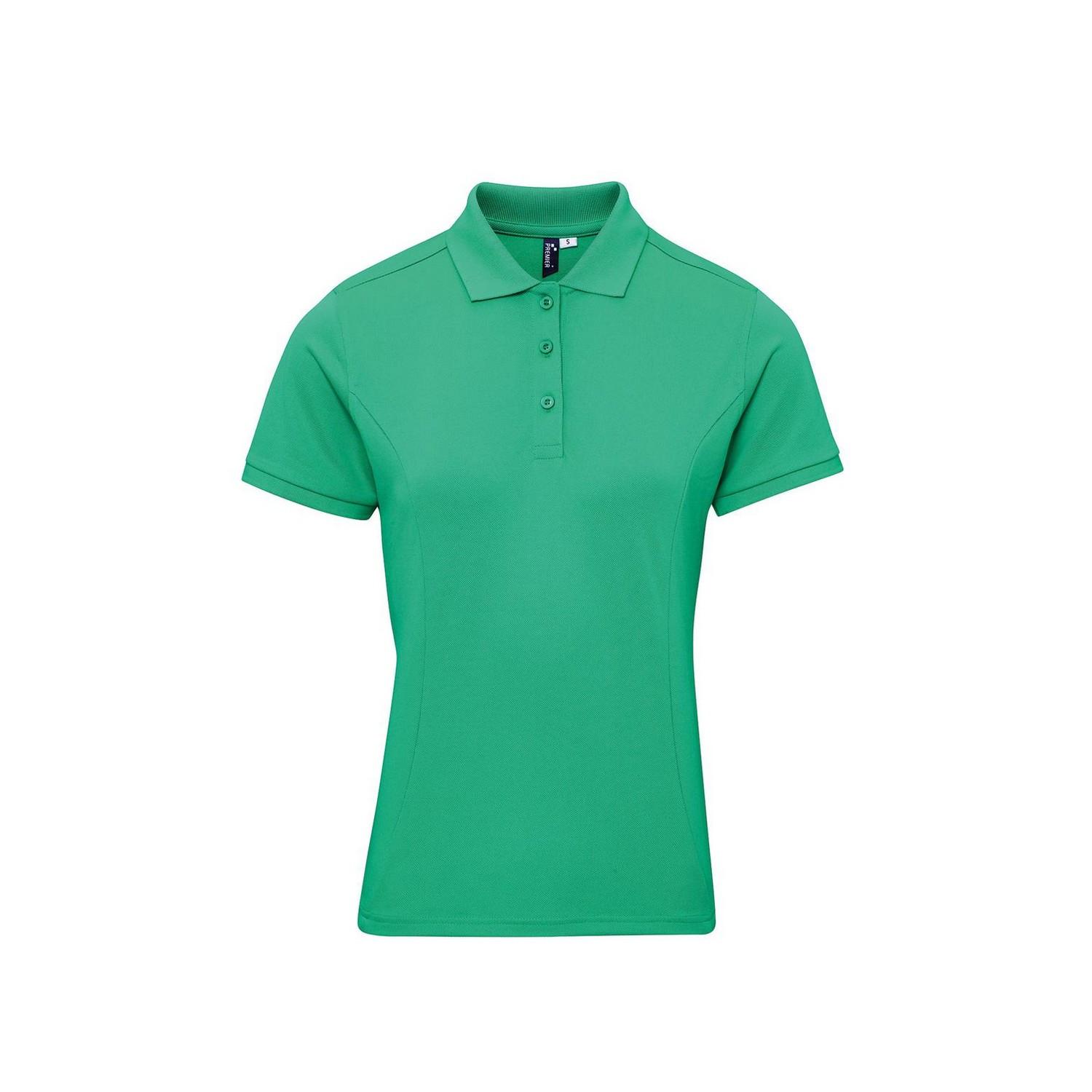 Image of Poloshirt Damen Grün L