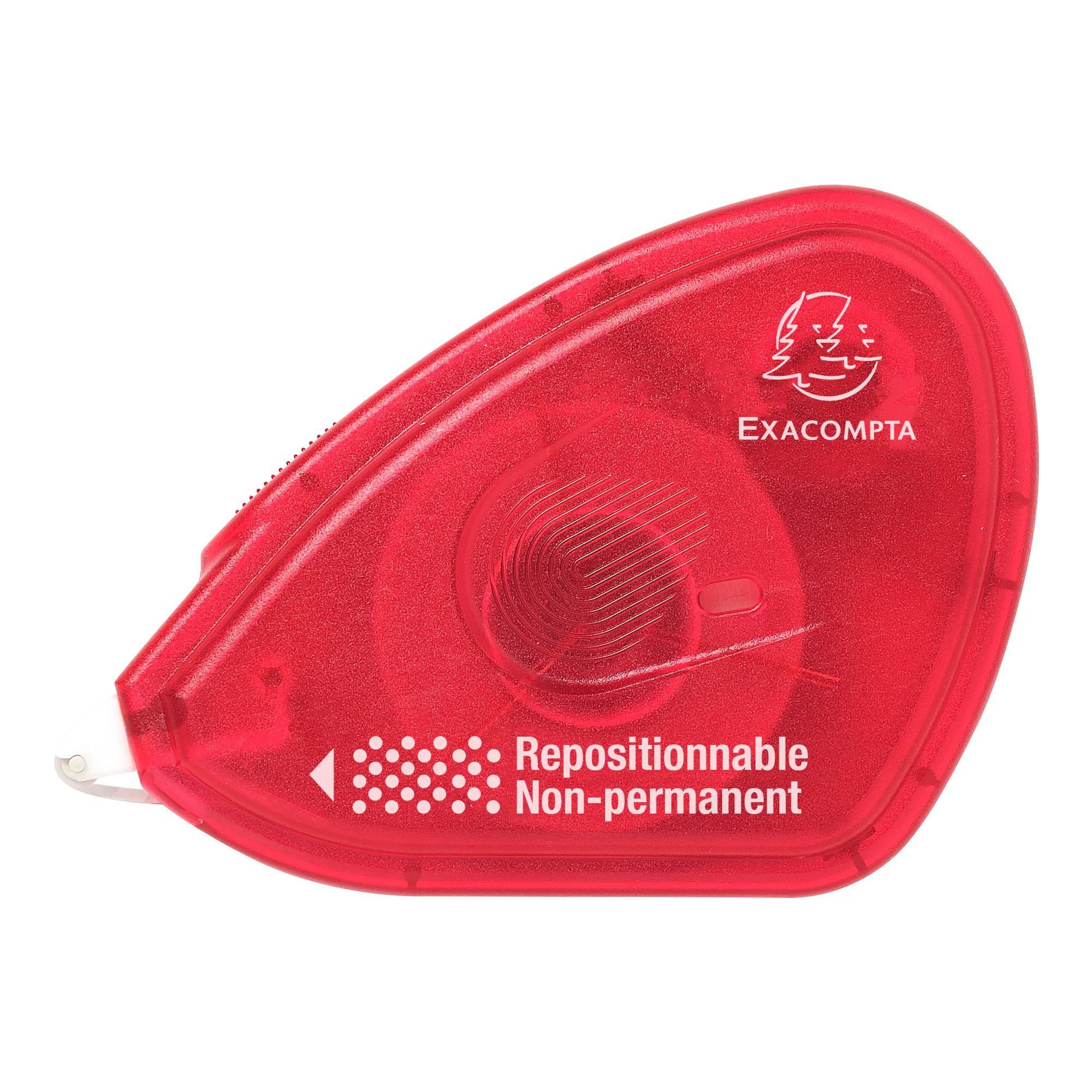 Image of Klebebandroller, Doppelseitiges Klebeband Für Fotos, Repositionierbar, 15m - X 6 Unisex Himbeere 10 m