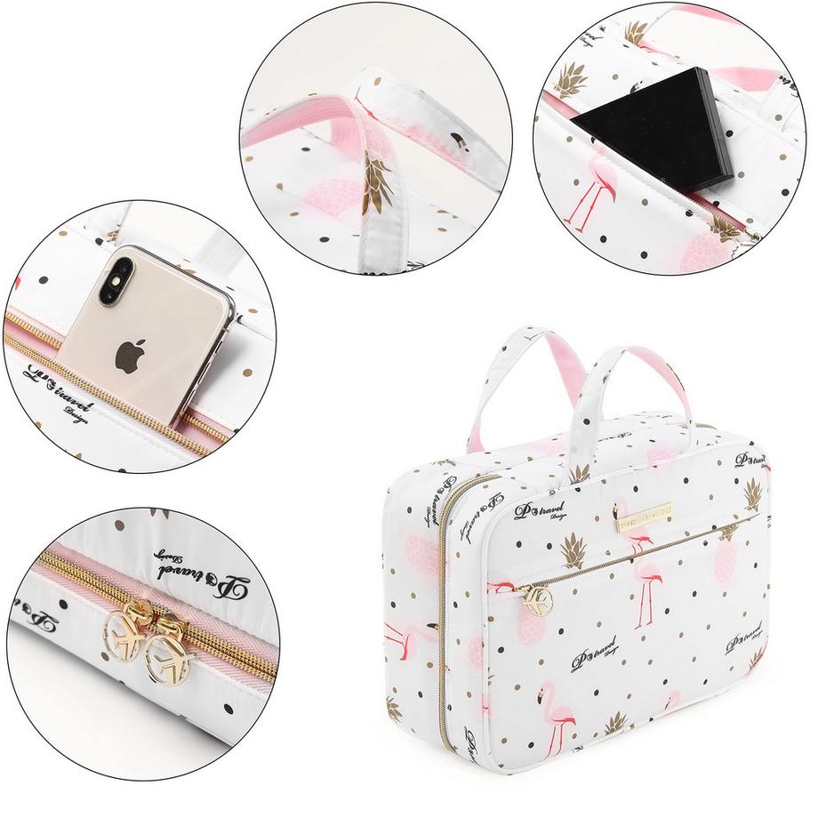 Only-bags.store Borsa da Toilette da Appendere Borsa da Viaggio Grande Borsa Cosmetica Impermeabile  