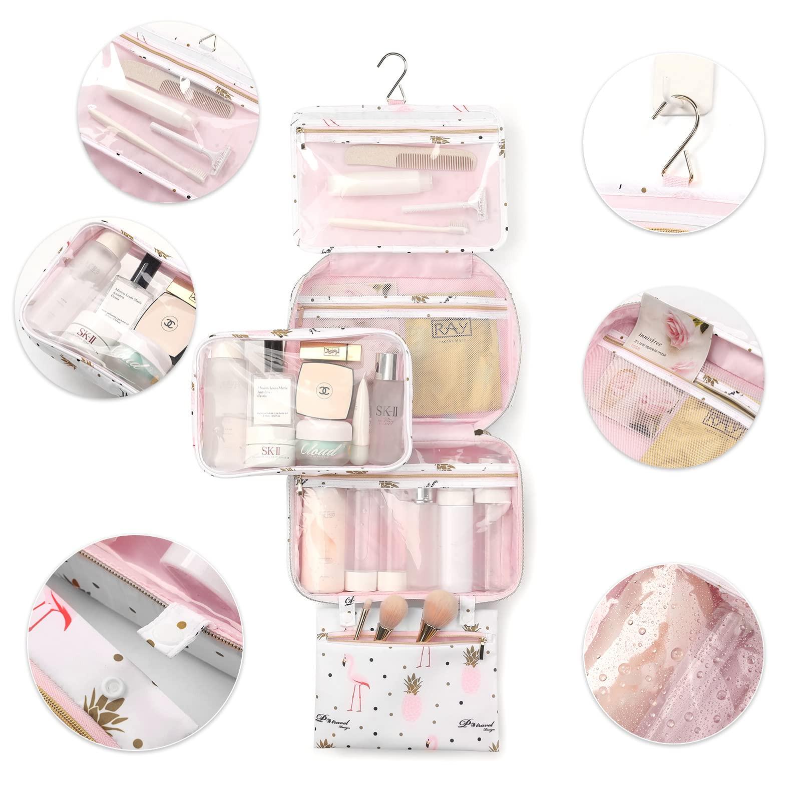 Only-bags.store Kulturbeutel zum Aufhängen Reisekosmetiktasche Grosse wasserdichte Kosmetiktasche  