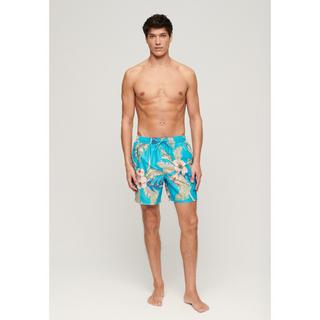 Superdry  badehose mit hawaii-print 