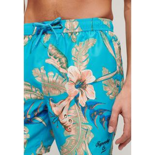 Superdry  badehose mit hawaii-print 