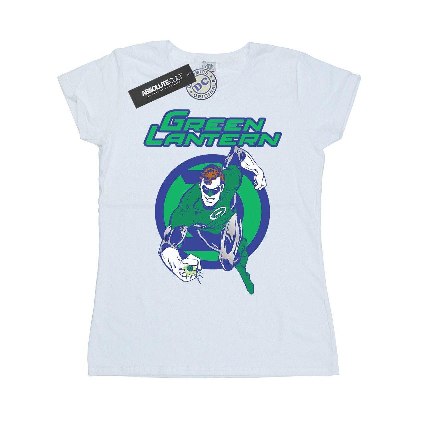 Image of Green Lantern Leap Tshirt Damen Weiss XL