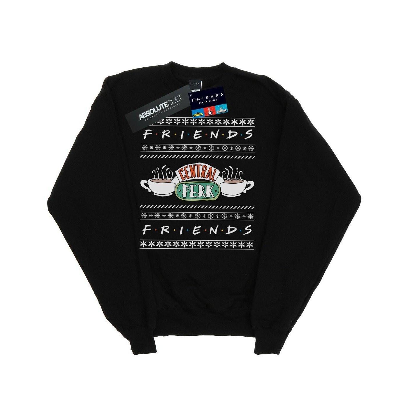 Image of Fair Isle Central Perk Sweatshirt Jungen Schwarz 140/146