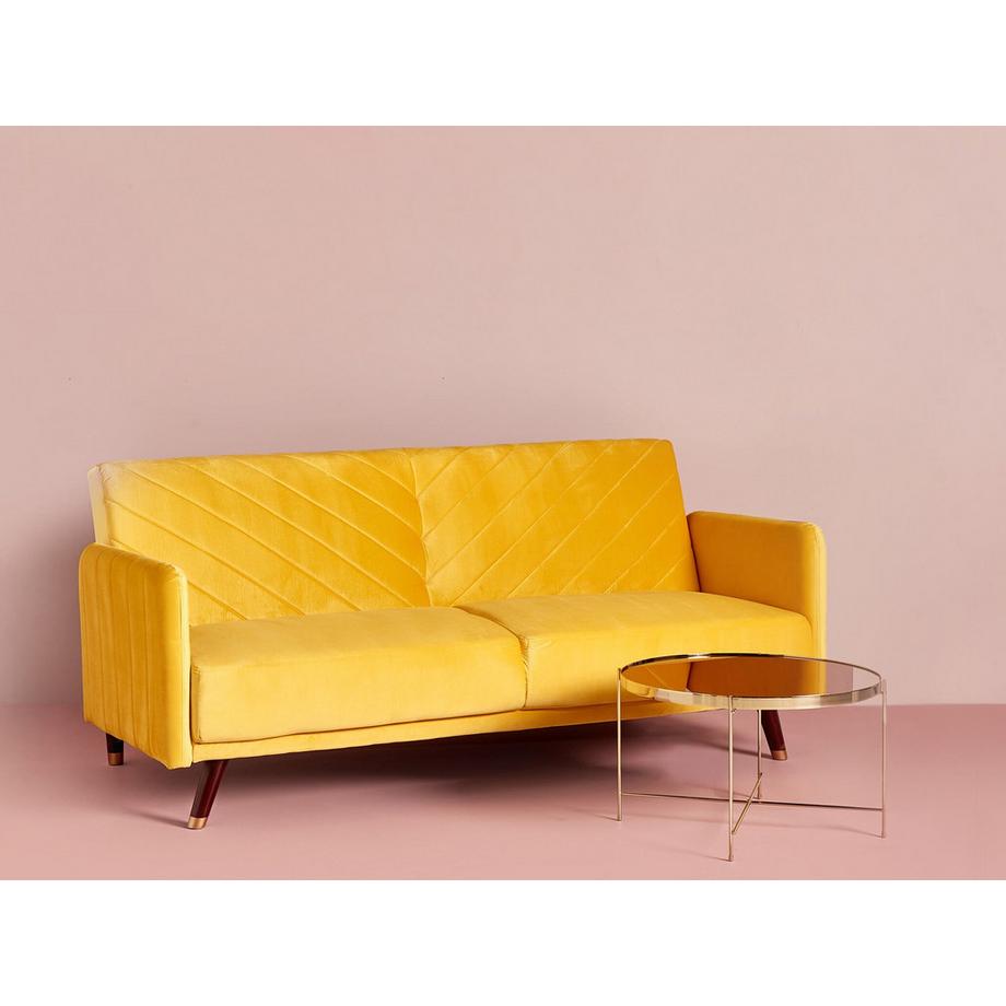 Beliani Beistelltisch aus Sicherheitsglas Modern LUCEA  