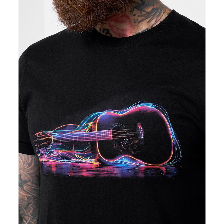Joe Browns T-Shirt Gitarrenmotiv Leuchteffekte  