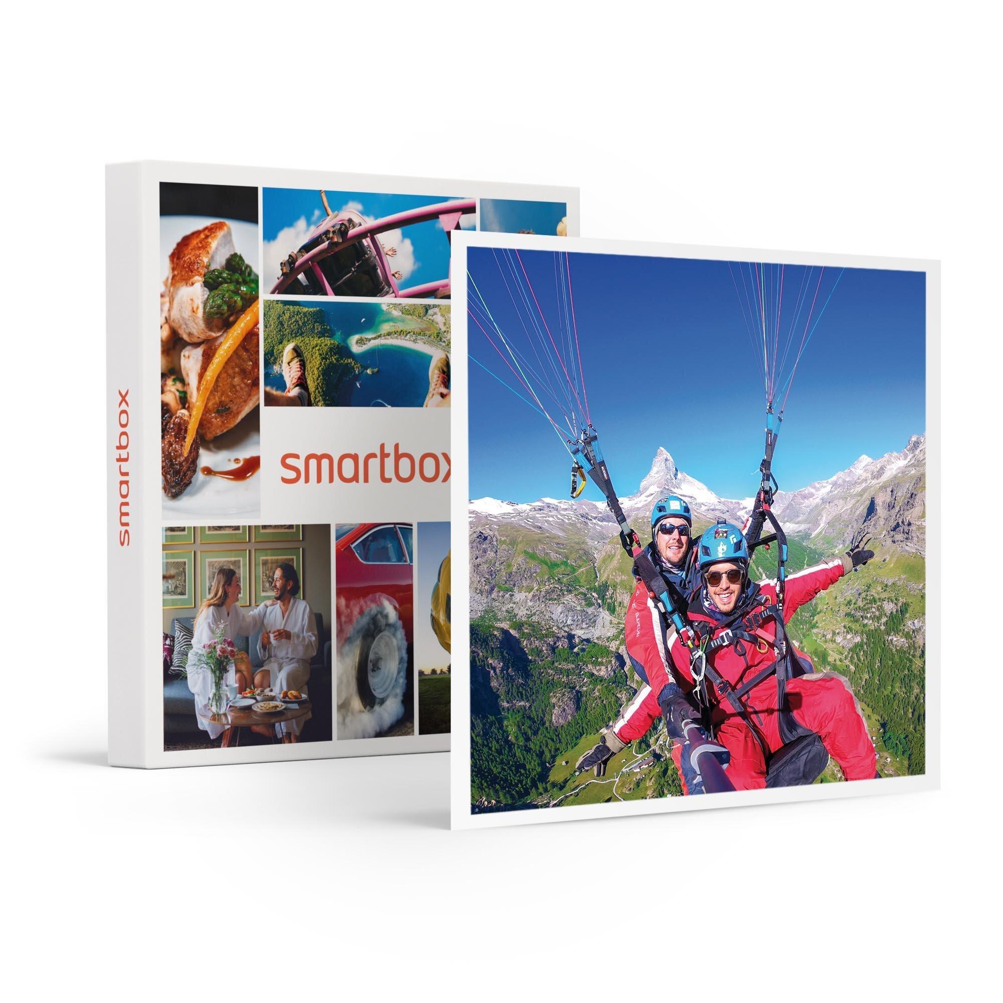 Image of Tandem-gleitschirmflug: 40 Min. Adrenalin Über Der Landschaft Von Zermatt - Geschenkbox Unisex