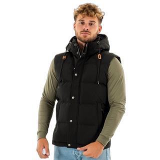 Superdry  ärmellose daunenjacke mit kapuze everst 