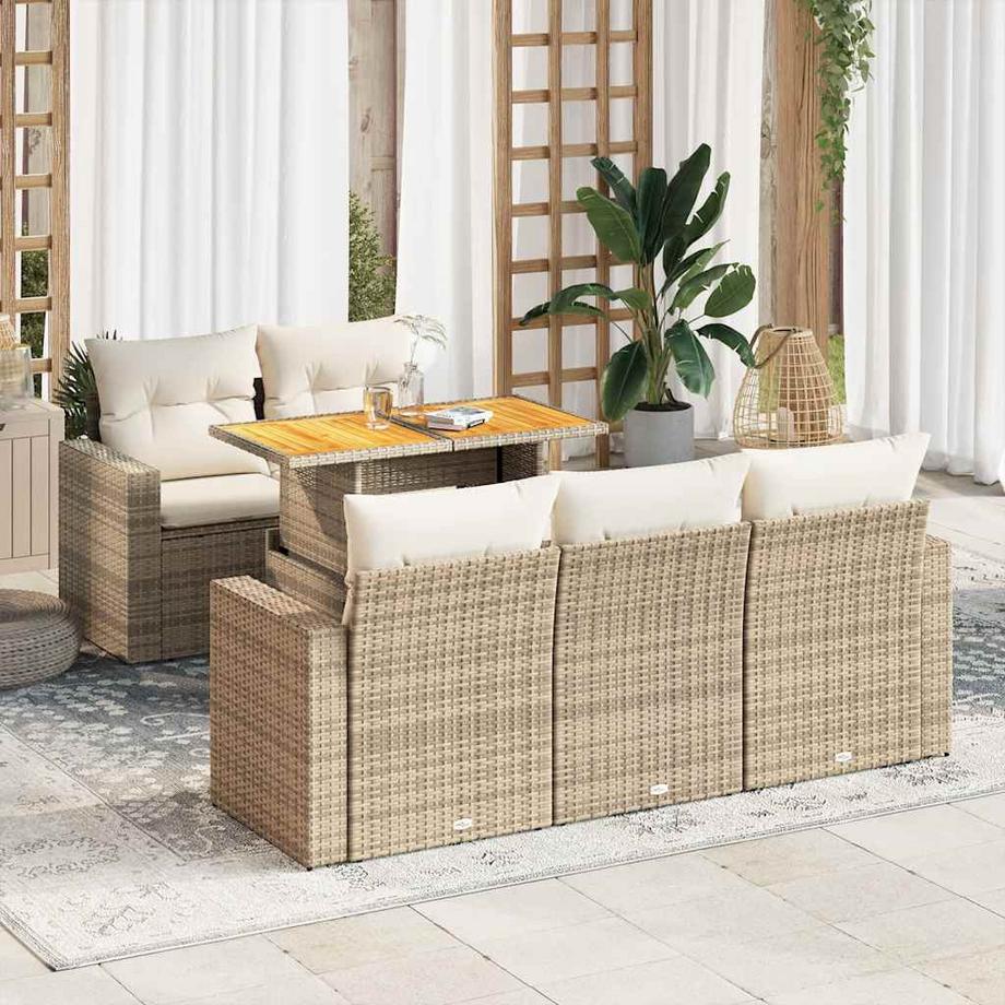VidaXL Garten sofagarnitur poly-rattan  