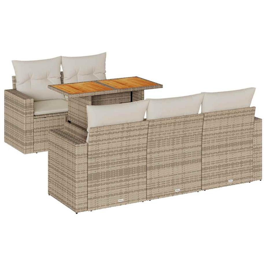 VidaXL Garten sofagarnitur poly-rattan  