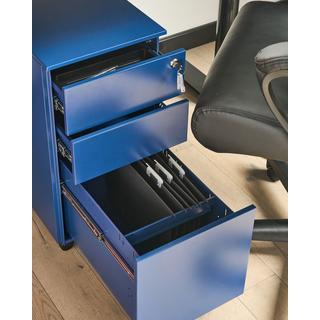 Beliani Meuble de rangement en Acier Moderne BOLSENA  