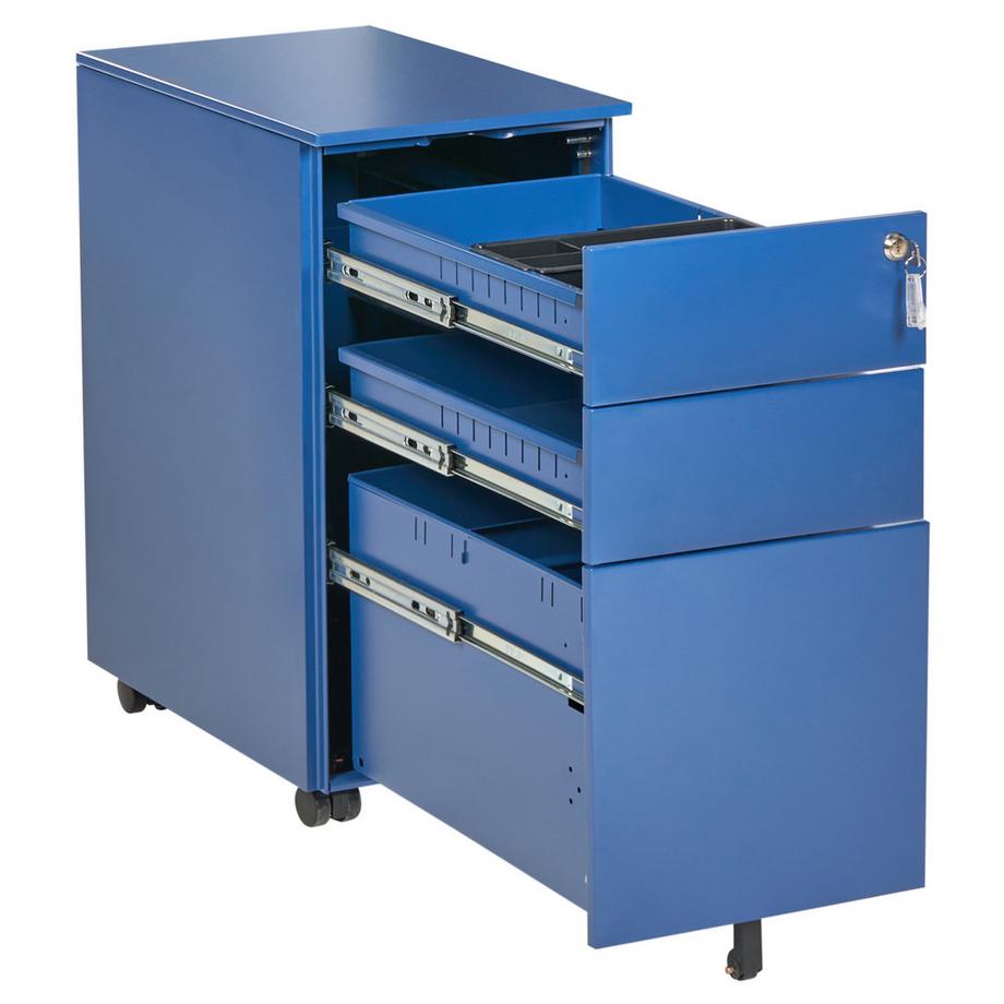 Beliani Armadietto da ufficio en Acciaio  BOLSENA  