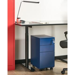 Beliani Meuble de rangement en Acier Moderne BOLSENA  