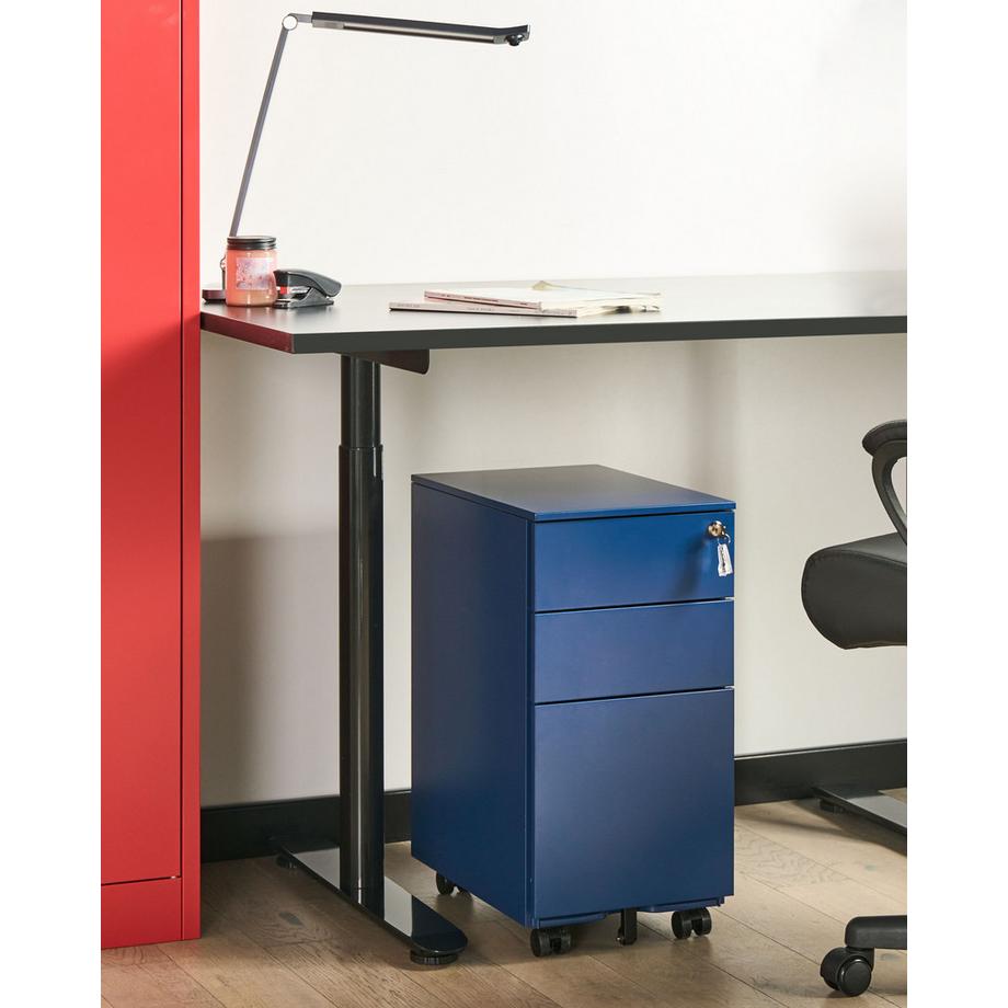 Beliani Armadietto da ufficio en Acciaio  BOLSENA  