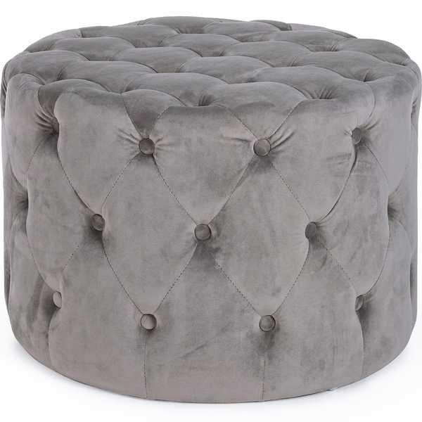 mutoni Pouf Lorella grigio  