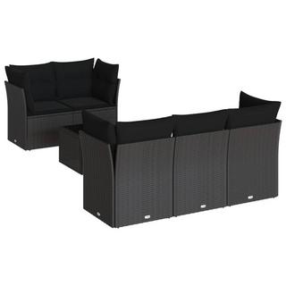 VidaXL set divano da giardino Polirattan  