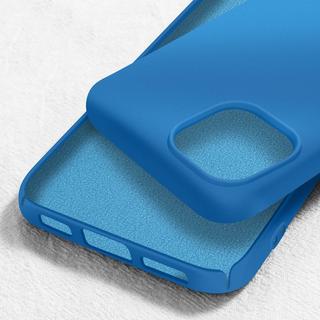 Avizar  Cover iPhone 15 soft-touch azzurra 