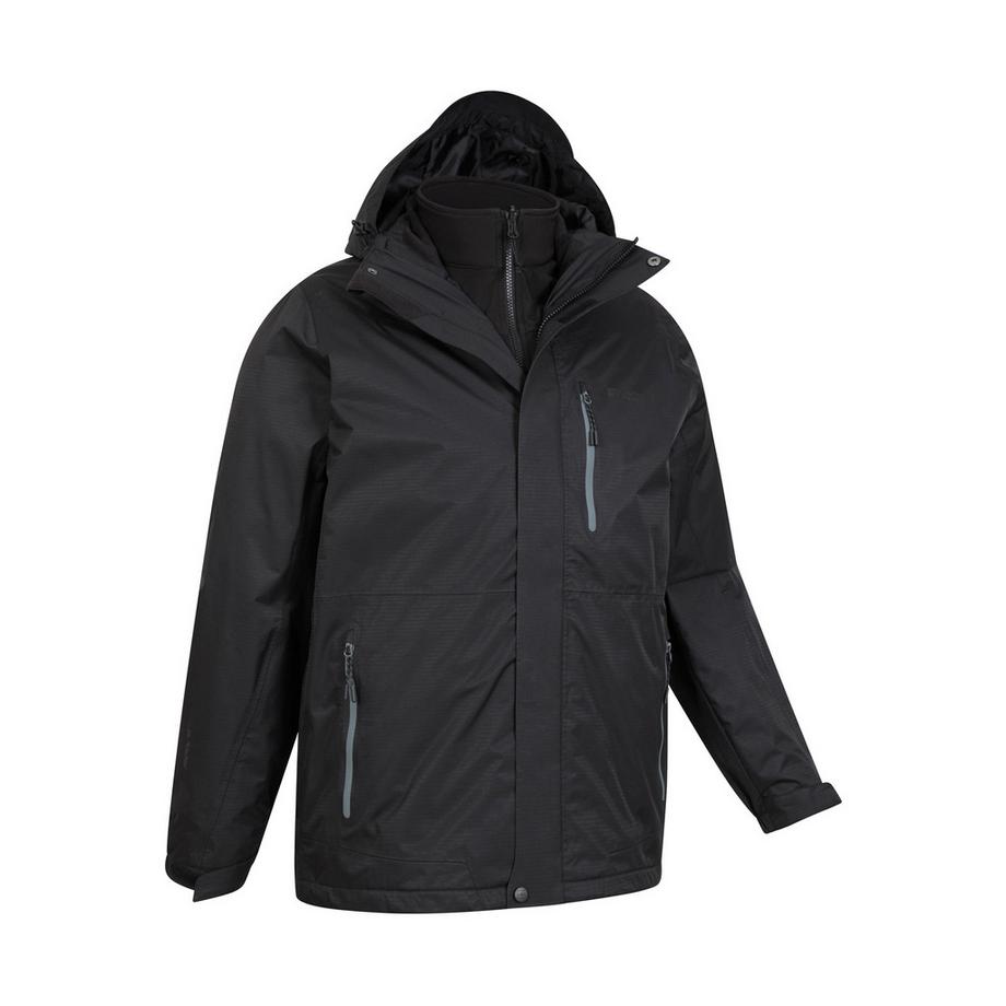 Mountain Warehouse Bracken Extreme Veste Imperméable 3 en 1  