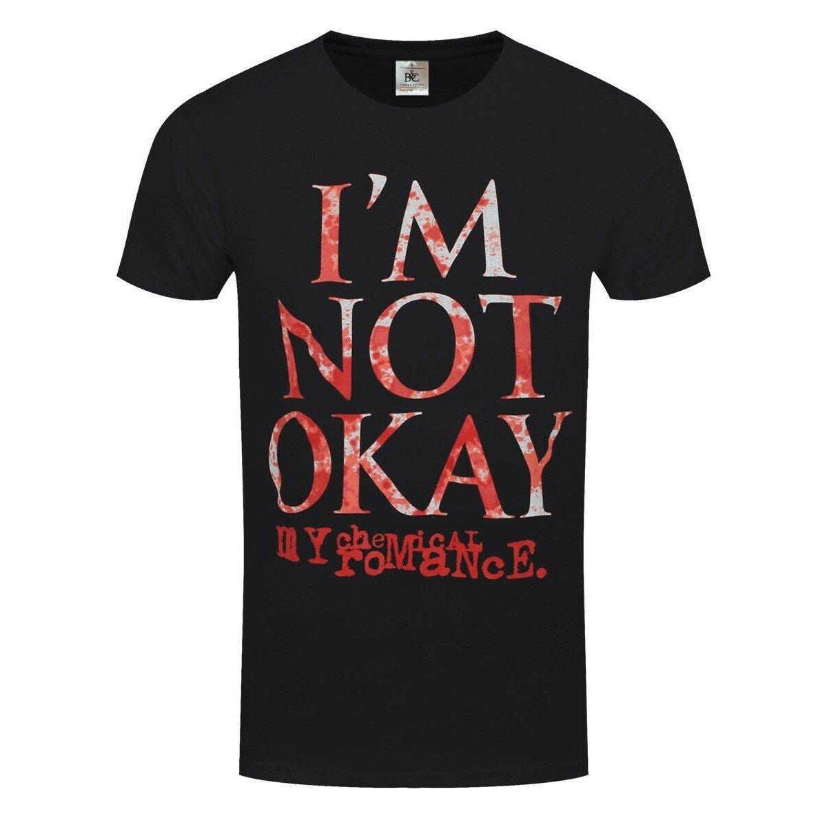 Image of I'm Not Okay Tshirt Damen Schwarz XL