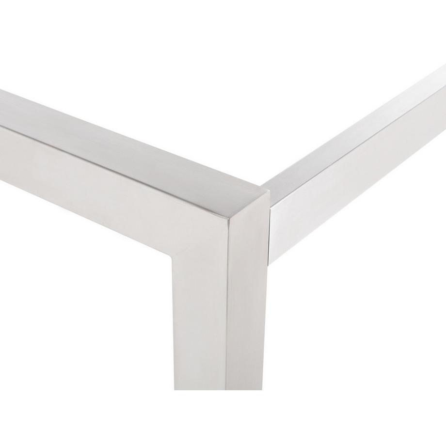 Beliani Gartentisch aus Granit Industriell GROSSETO  