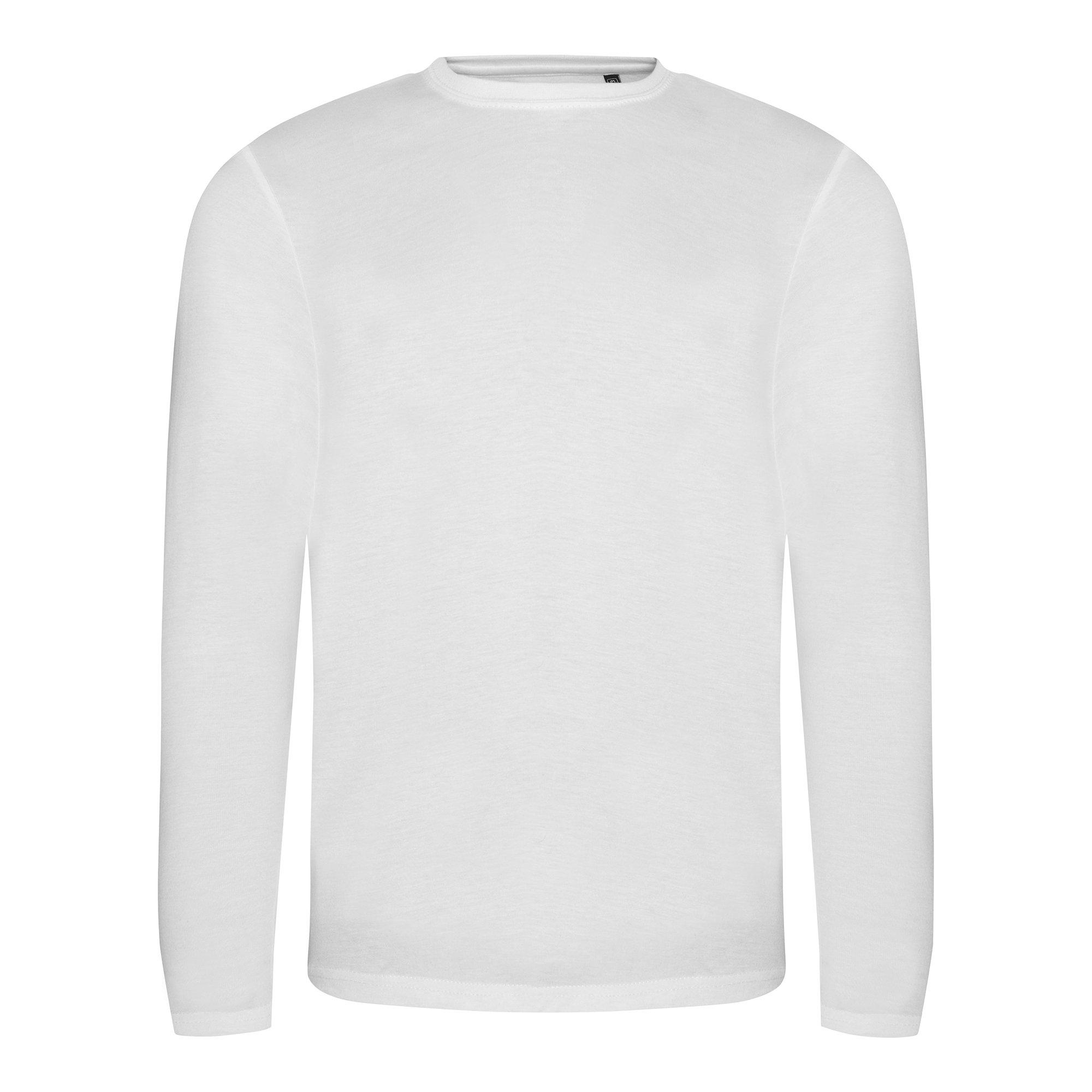 Image of Langarm Triblend Tshirt Herren Weiss XXL
