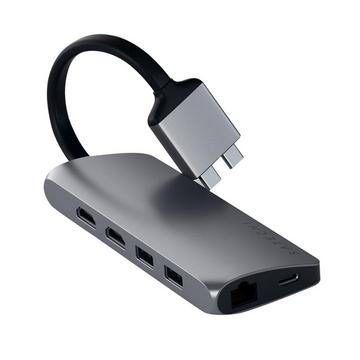 8-in-1 Hub MacBook Dual USB-C Satechi