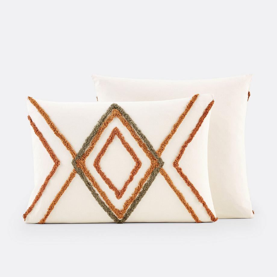 La Redoute Intérieurs Cotama Havane Fodera per cuscino  