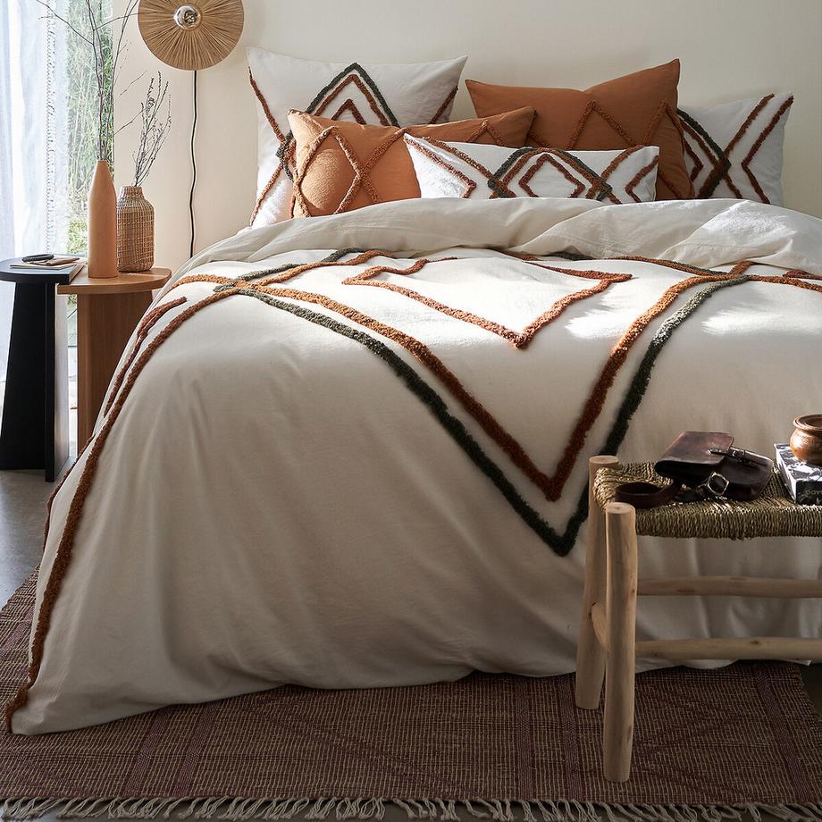 La Redoute Intérieurs Cotama Havane Fodera per cuscino  