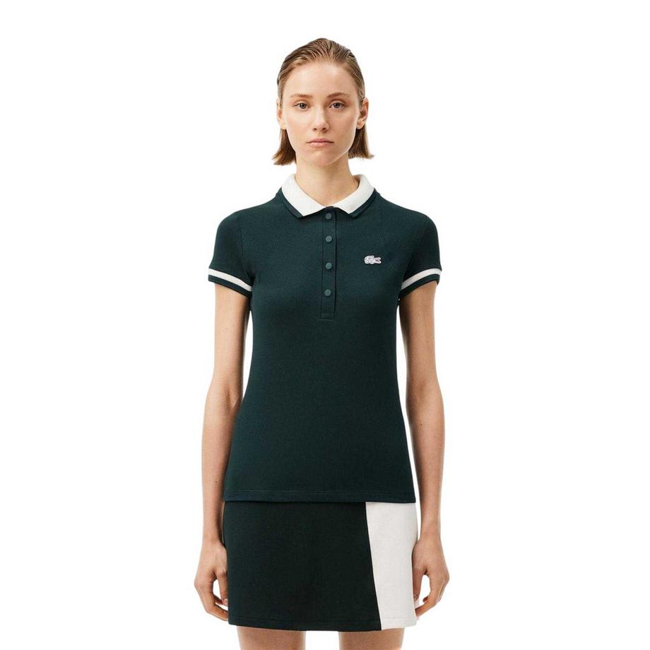 LACOSTE Polo Manches Courtes avec Logo Brodé  