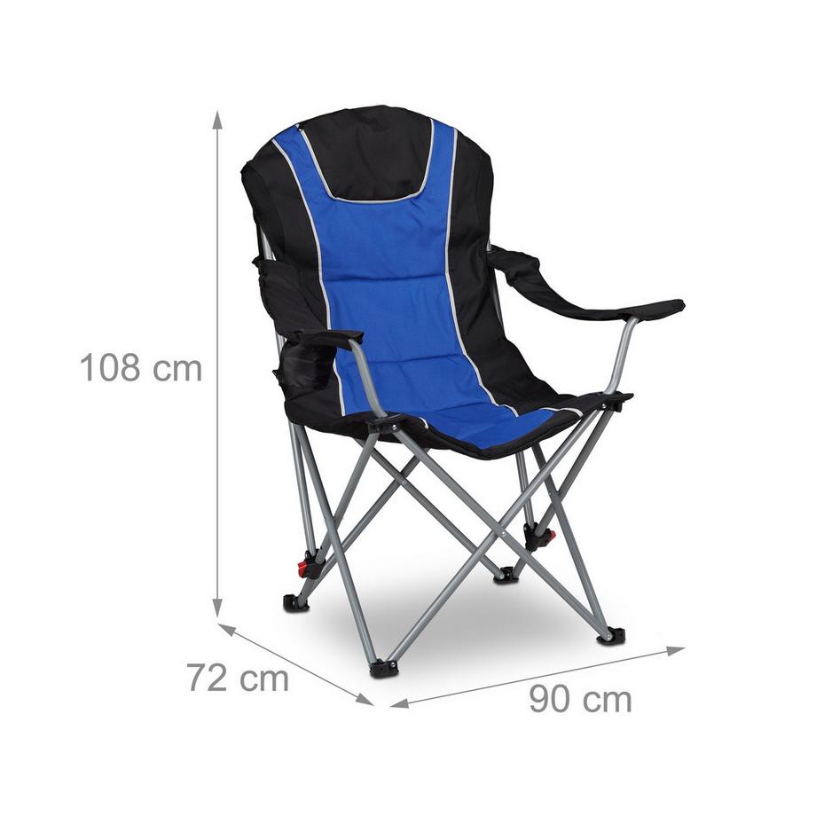 Northio  Klappbarer Campingstuhl mit Polsterung 