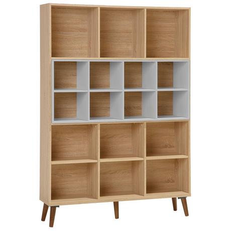 Beliani Bücherschrank aus Spanplatte Modern ALLOA  