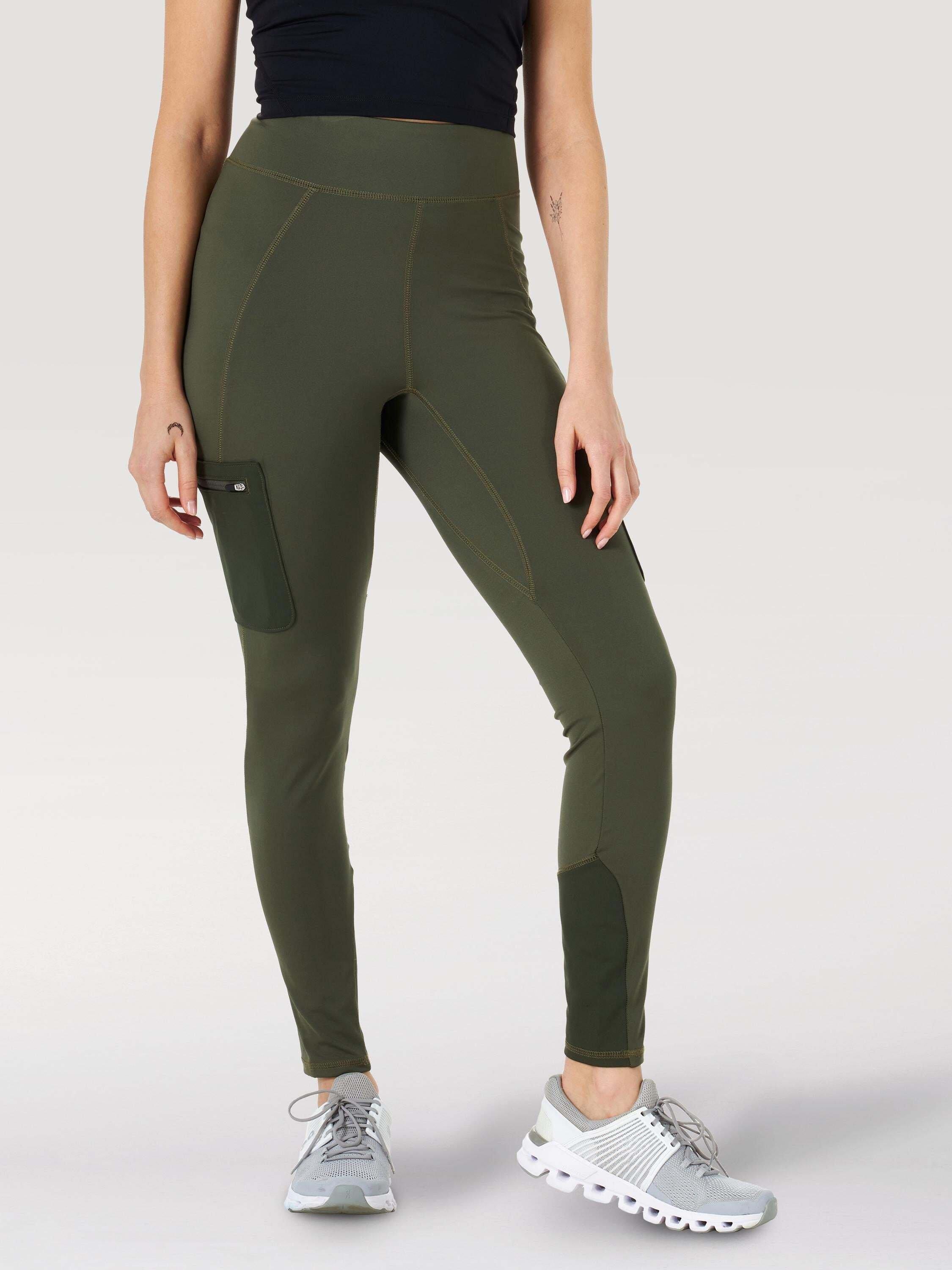 Image of Leggings - Hosen Cargo Unisex Militärgrün M