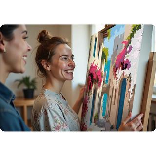 B2X Peinture par numéros 40x50 cm Paysage urbain de Massido  