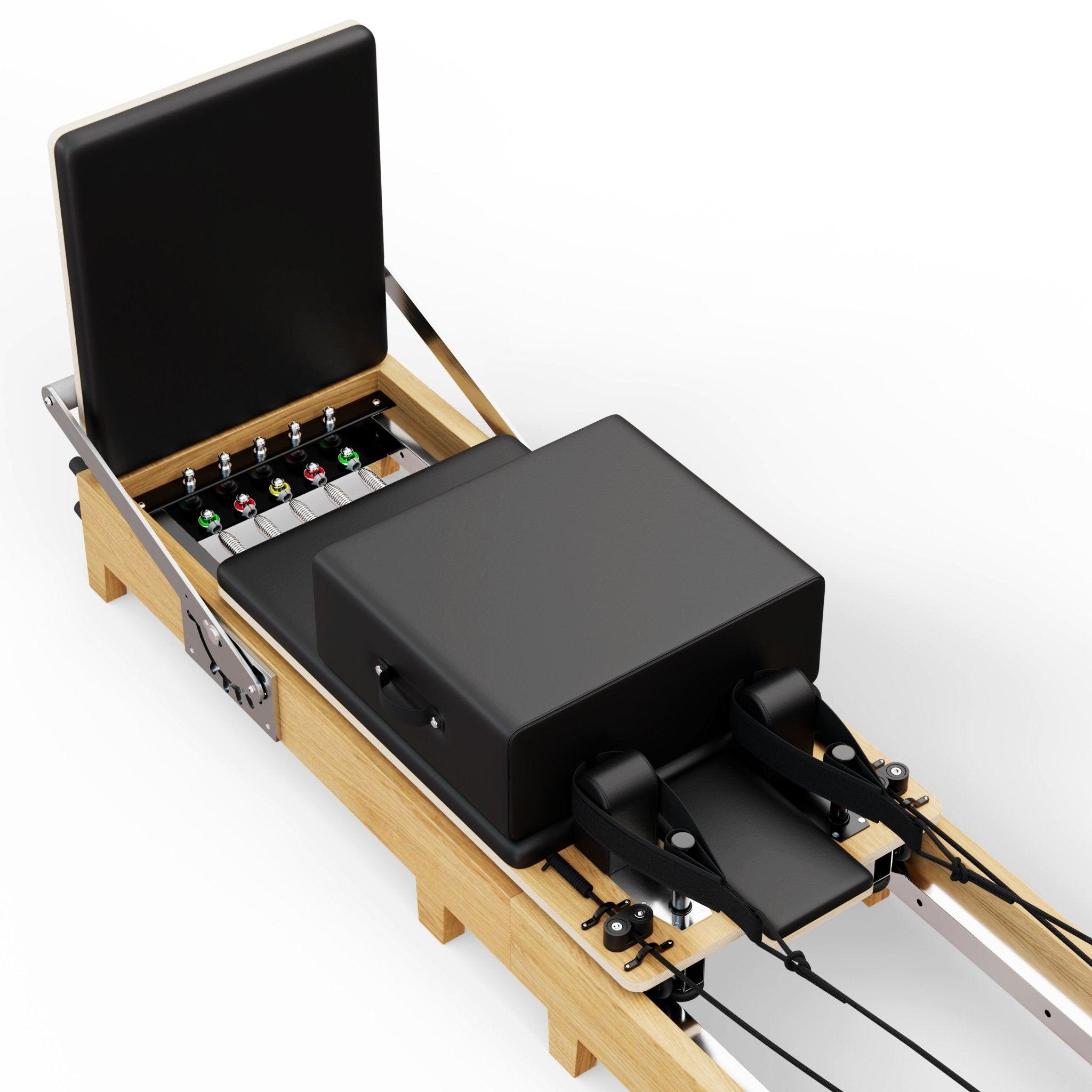 TWHEELS  Pilates Reformer in legno d'acero (pieghevole) 