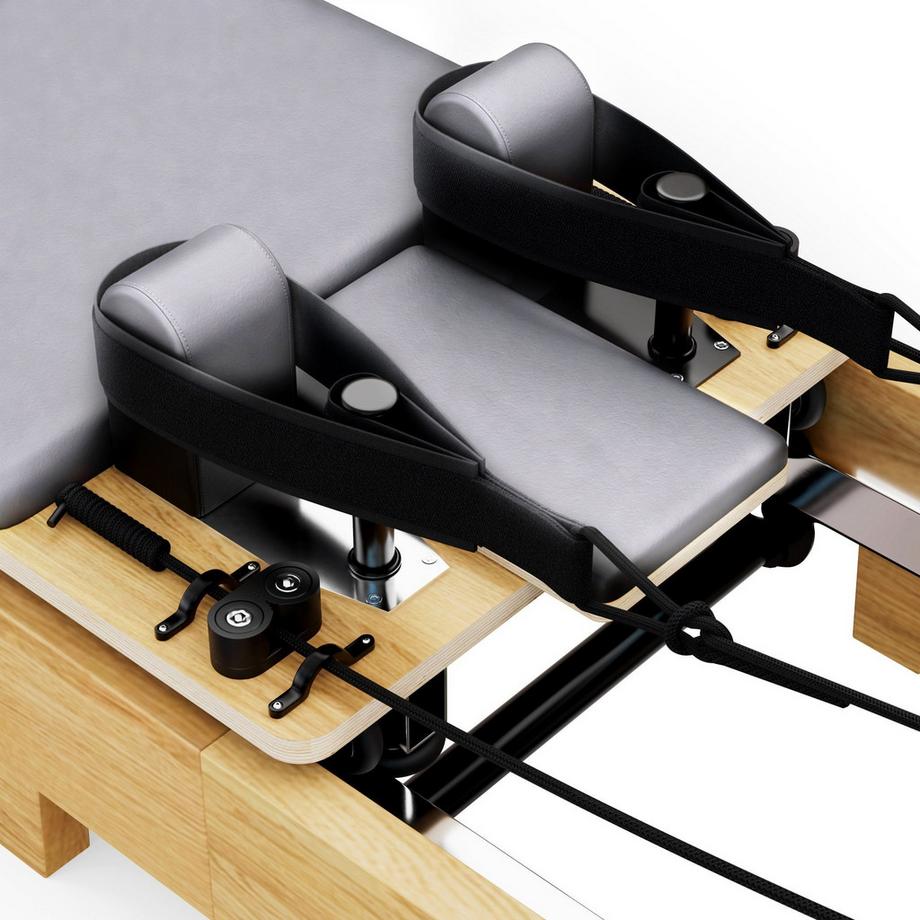 TWHEELS  Pilates Reformer in legno d'acero (pieghevole) 