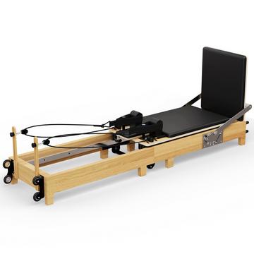 Pilates Reformer in legno d'acero (pieghevole)
