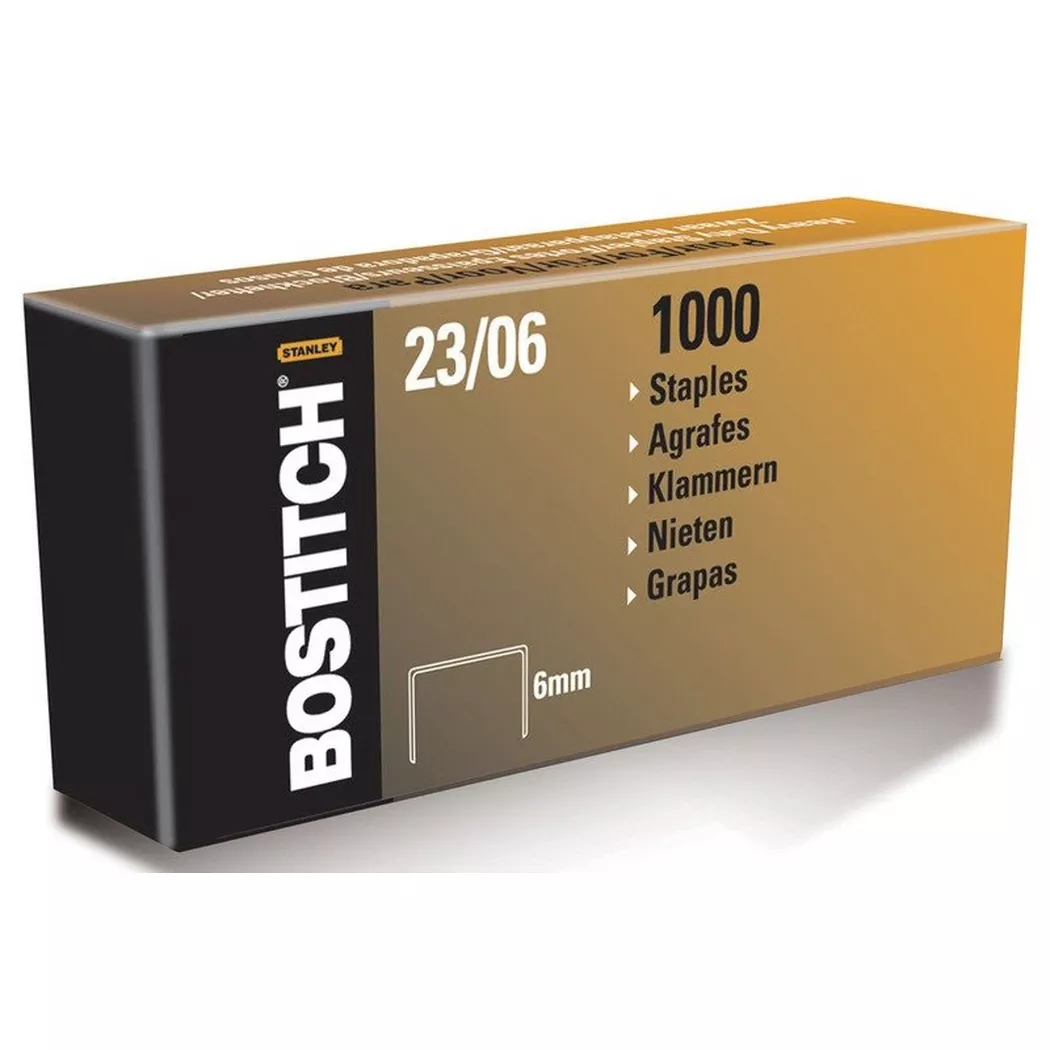 BOSTITCH -  Heftklammern 6mm 23-06-1M 1000 Stück, 1000STK