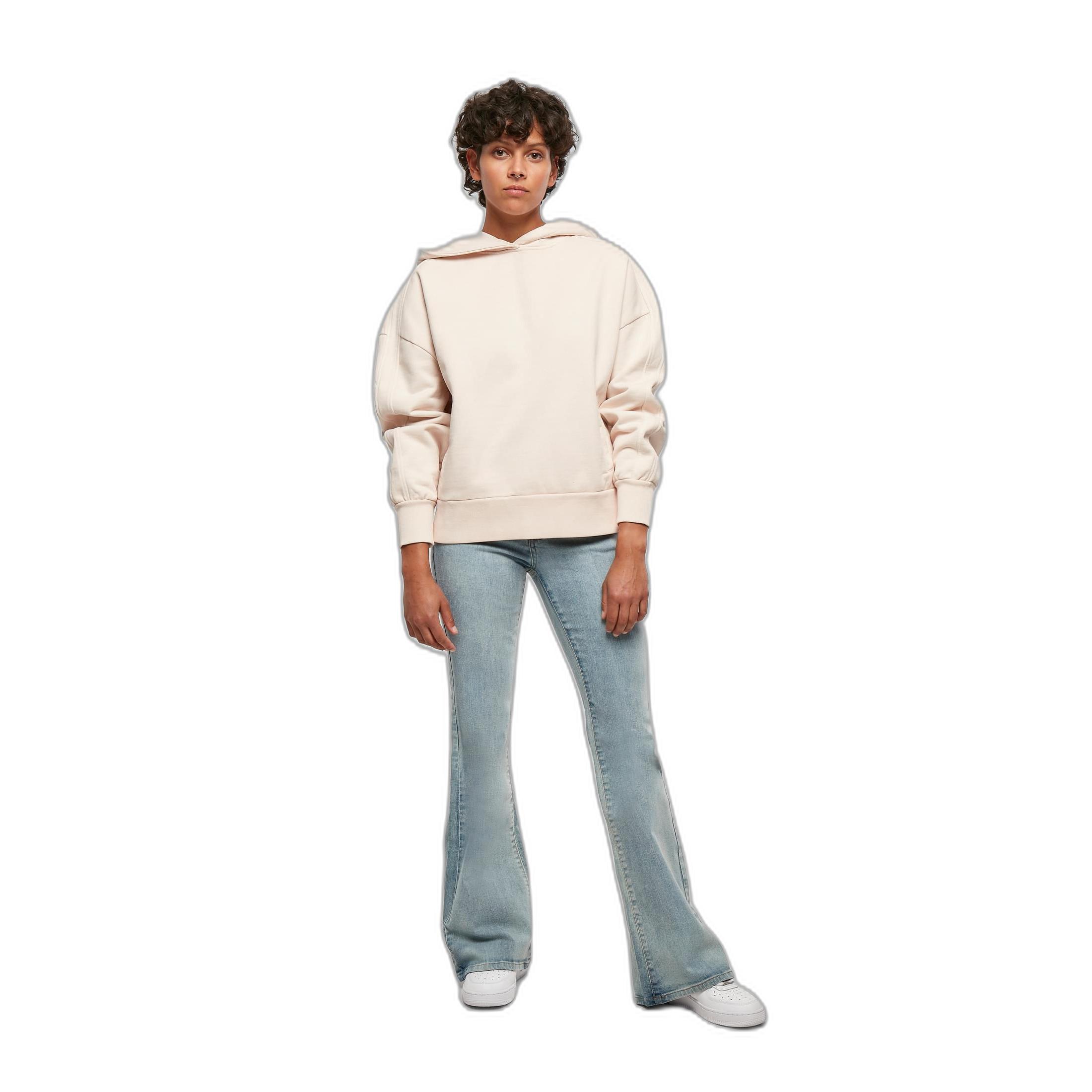 URBAN CLASSICS  kapuzenpullover, damen heavy terry garment dye gt 