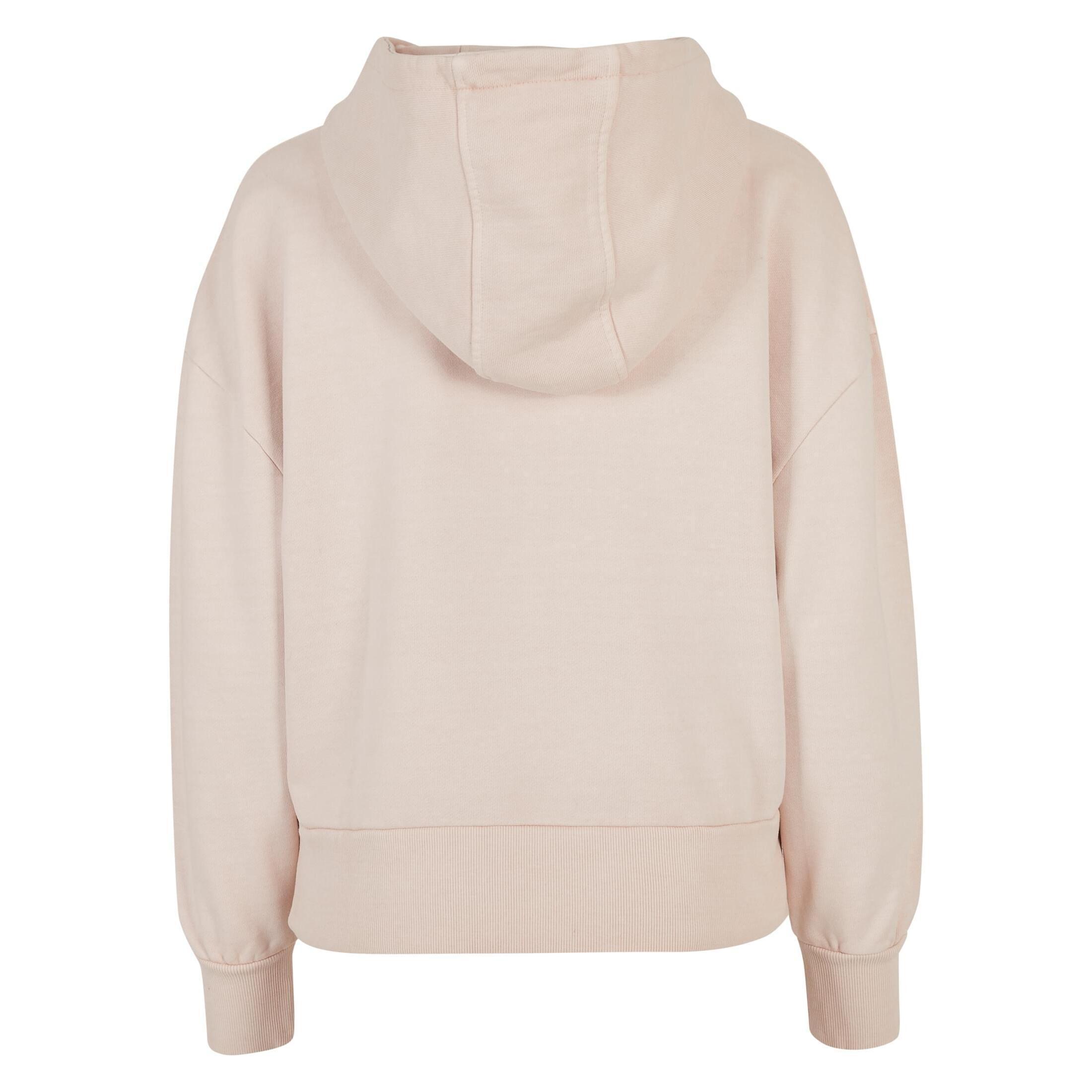 URBAN CLASSICS  kapuzenpullover, damen heavy terry garment dye gt 