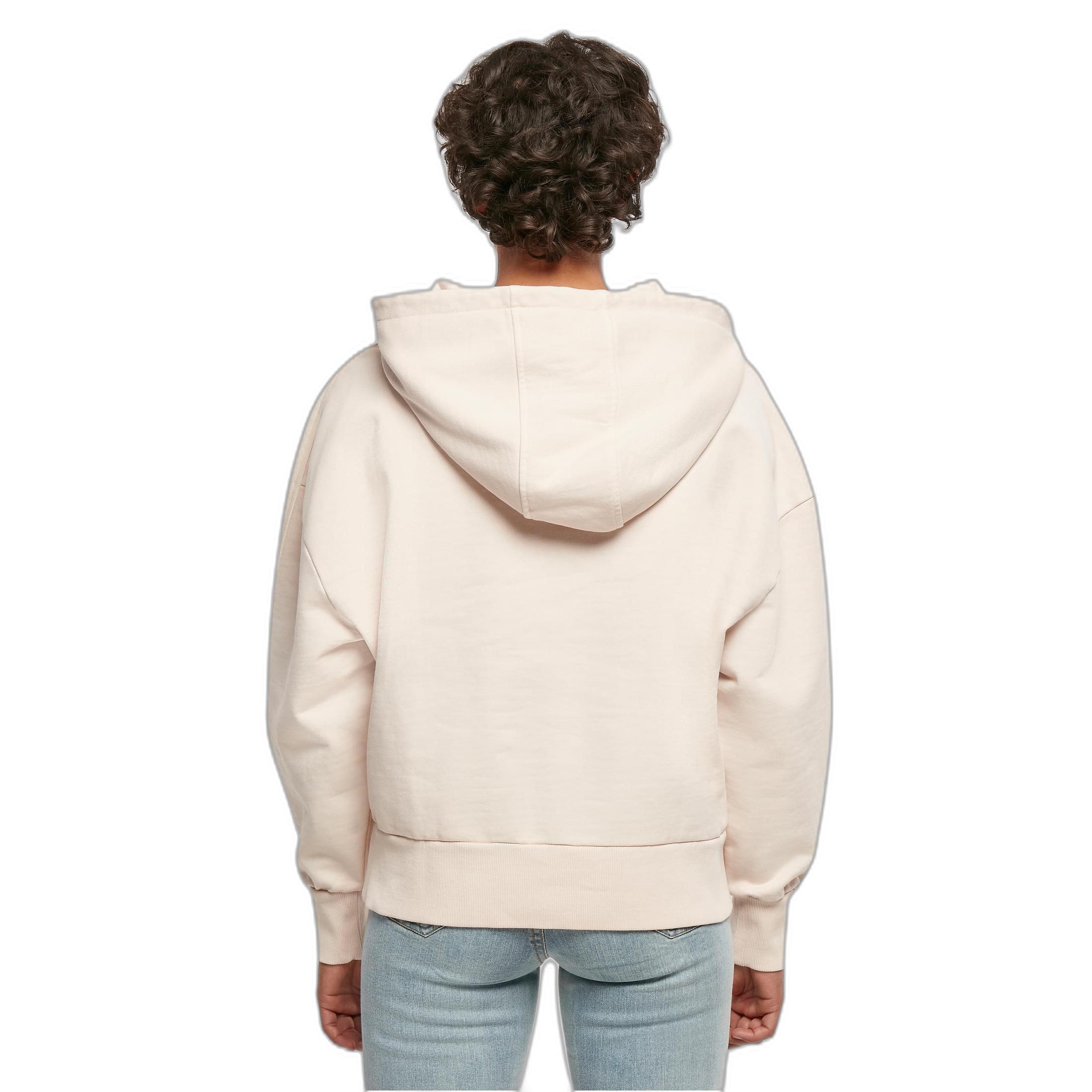 URBAN CLASSICS  kapuzenpullover, damen heavy terry garment dye gt 