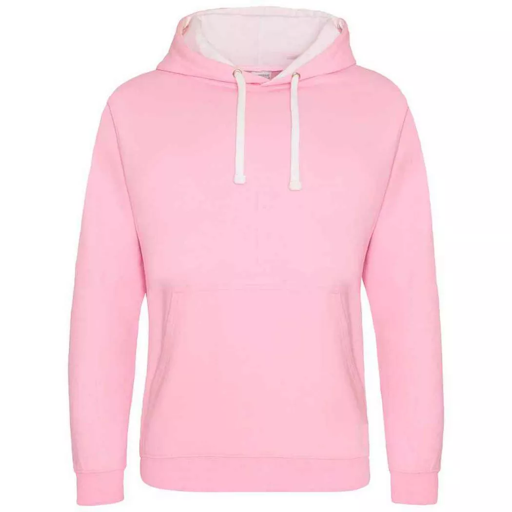 AWDis - Varsity Kapuzenpullover, für Damen, Pink, Größe M