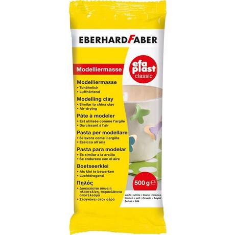 EBERHARD FABER  Eberhard Faber 570301 composto per ceramica e modellazione Argilla da modellazione 500 g Bianco 1 pz 