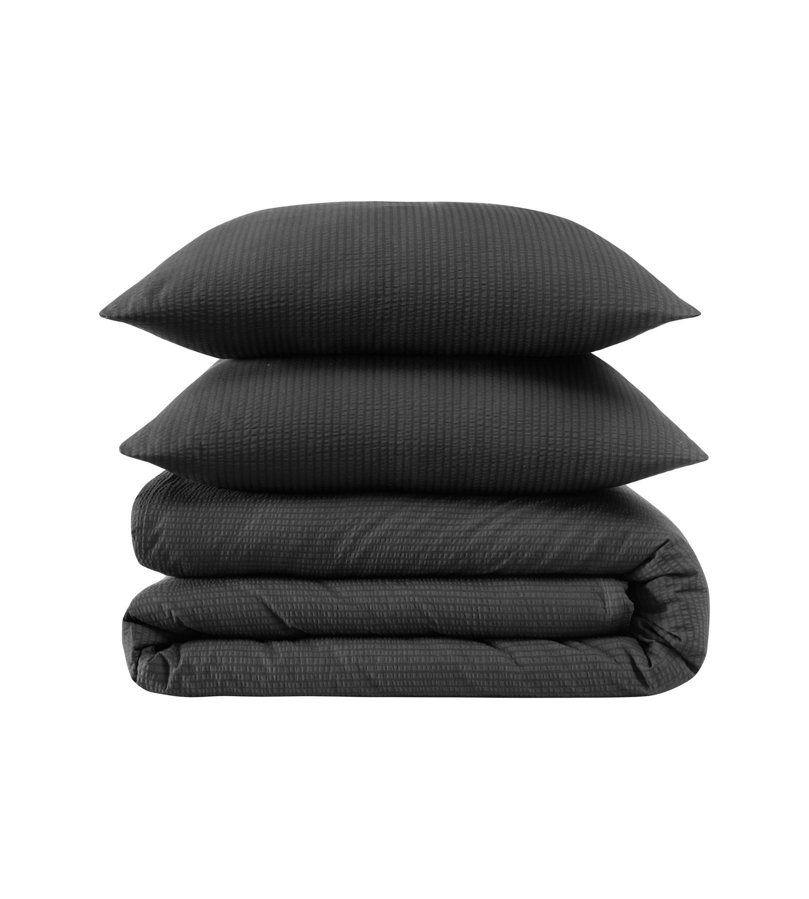 Flair Seersucker Tinta Unita Set Biancheria da Letto  