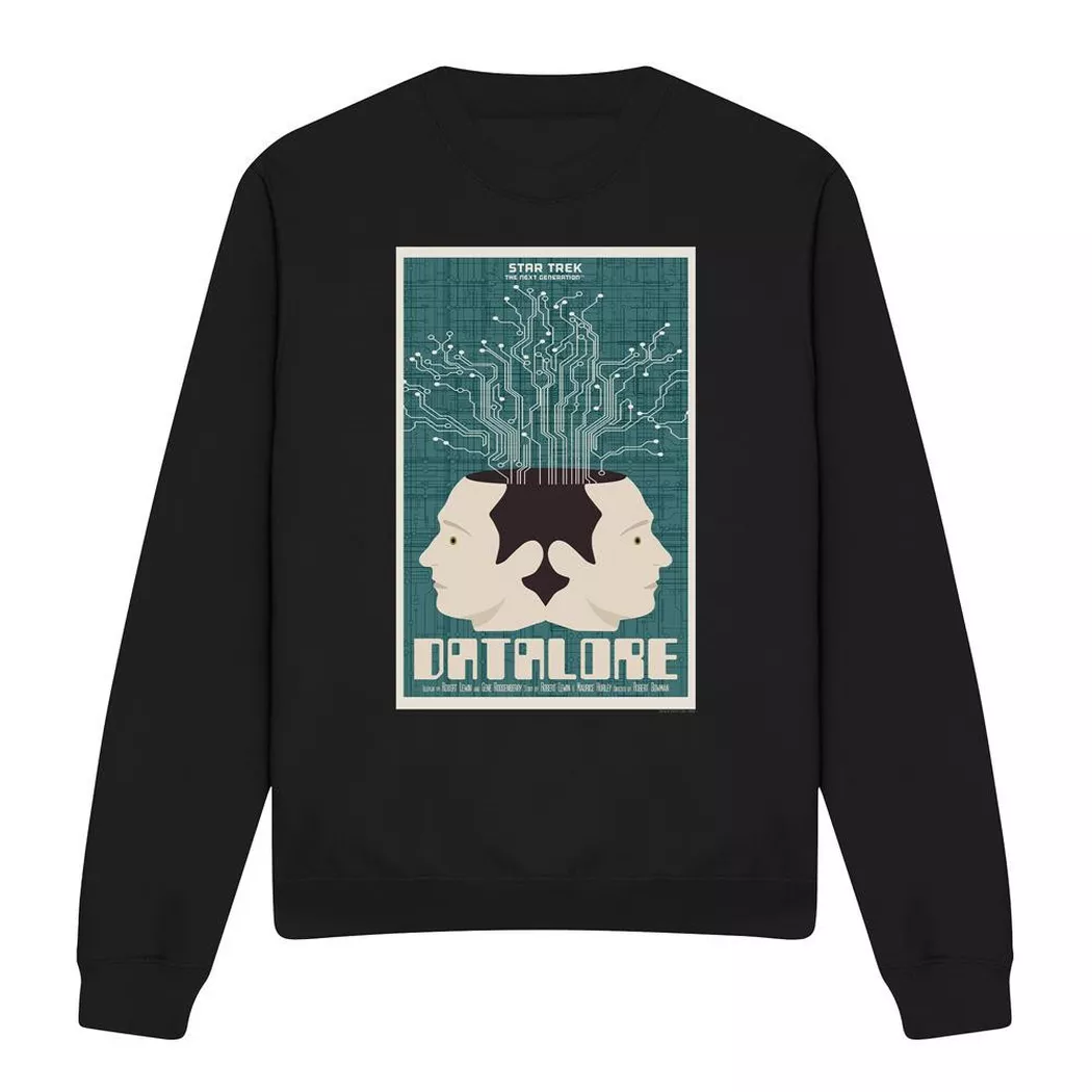 Star Trek - The Next Generation Season 1 Episode 13 Sweatshirt, für Damen, Schwarz, Größe XXL