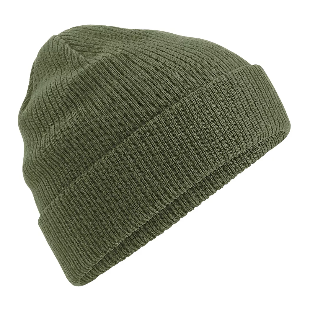 Beechfield - Bio Beanie, für Damen, Olivegrün, Größe Onesize