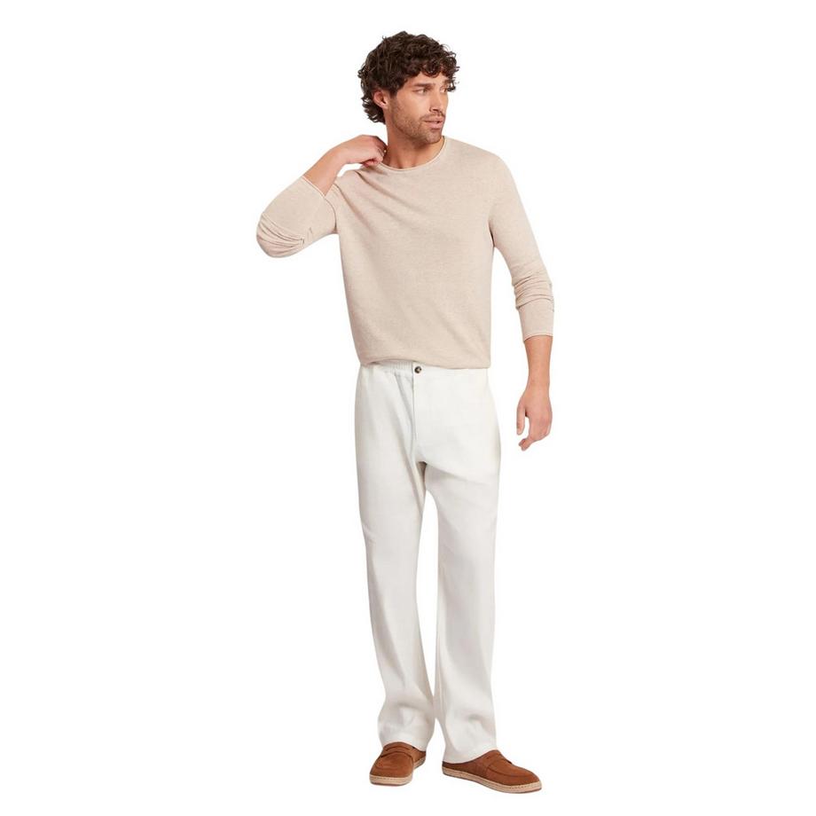 TED BAKER  Maglione Misto Lino Girocollo 